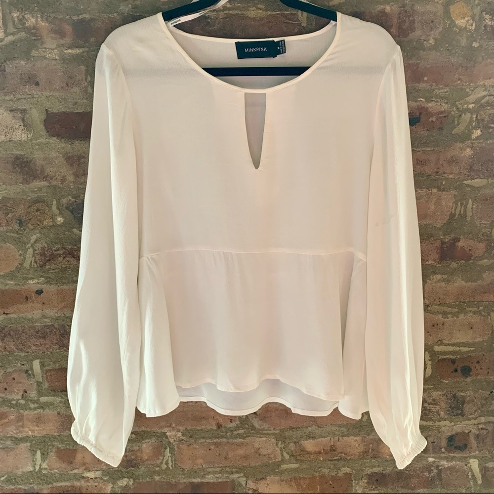 MinkPink White Top